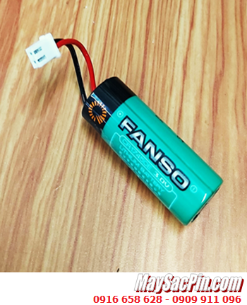 FANSO CR17450E (zắc trắng 2.54); Pin nuôi nguồn FANSO CR17450E lithium 3.0v 2200mAh chính hãng